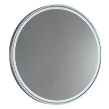 Sphere 61cm Aluminium LED Mirror